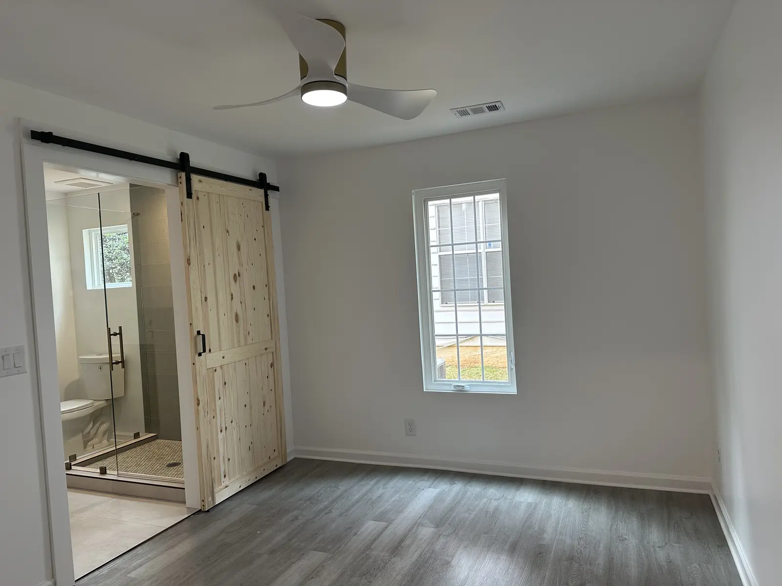 Strathmore Drive basement bedroom after renovation